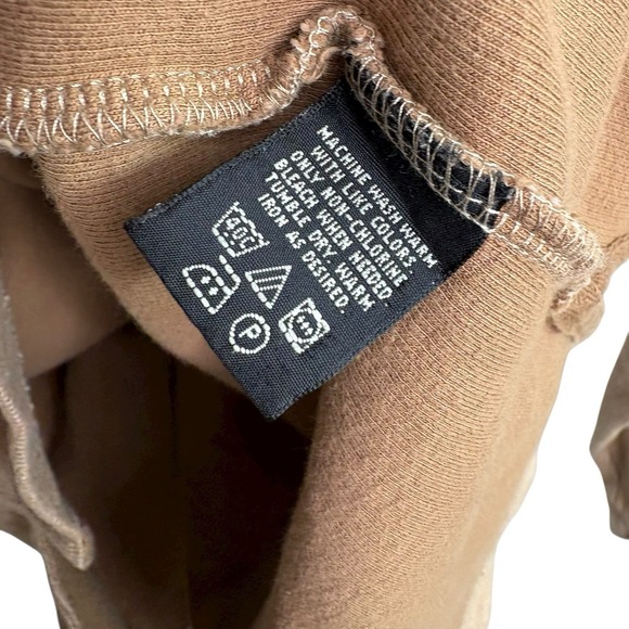 Eddie Bauer Mens Sweater XL Beige Tan Pullover Crewneck Cotton Outdoors Winter - Picture 5 of 11